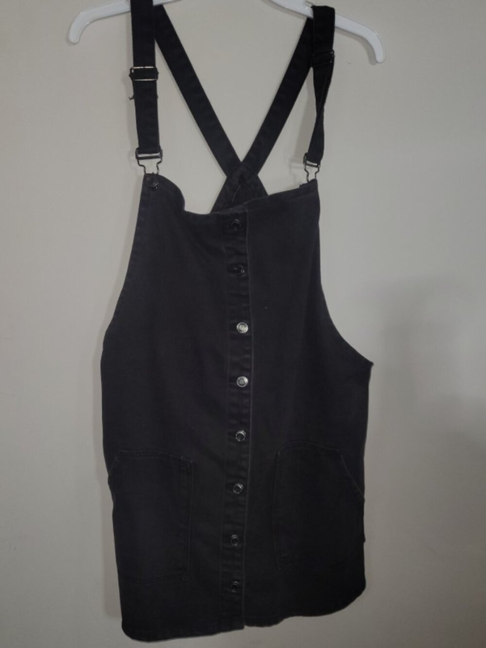 Denim & Co Size:14 Overall Dress